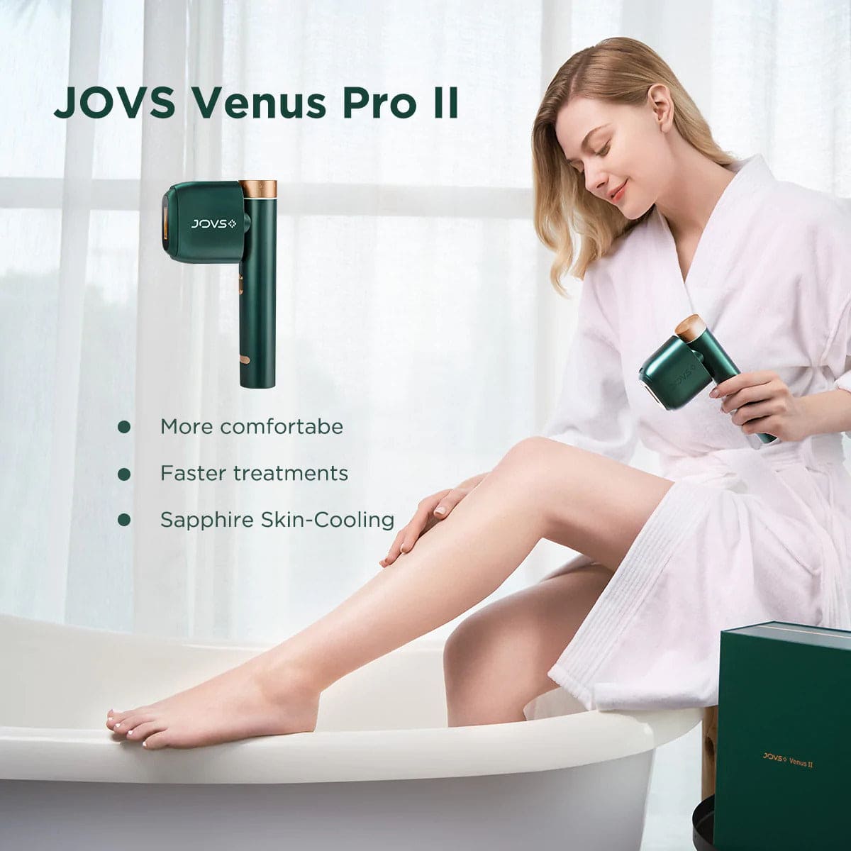 JOVS Venus Pro 冷光嫩膚無痛脫毛儀– 第二代| CurrentBody台灣站