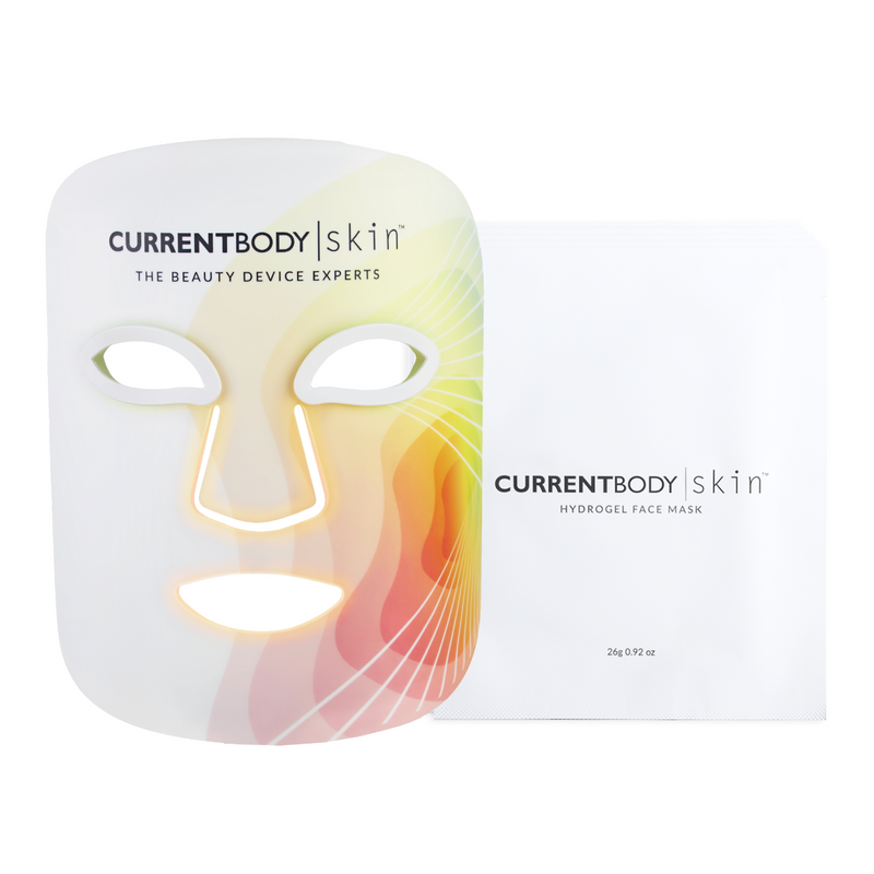 CurrentBody Skin 4合1 LED光療面膜儀+ 水凝膠面膜 10片裝