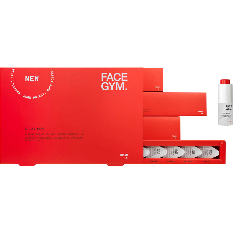 FaceGym Active Blast Instant Release Vegan Collagen Booster (28 days