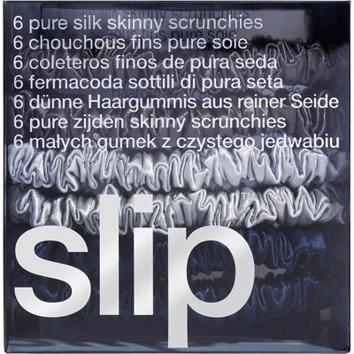 slip® Pure Silk Skinny Scrunchies - Midnight