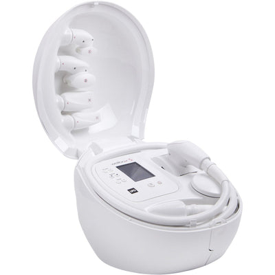 Side view of the Wellbox 'S' Slimming & Anti-Ageing White Device Opened